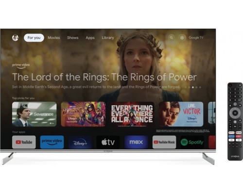 Strong Strong SRT 50UF8733 127 cm (50") 4K Ultra HD Smart TV Wi-Fi Metaliczny, Srebrny 350 cd/m