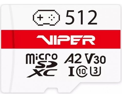 SD  Patriot Gaming Series MicroSDXC 512 GB Class 10 UHS-I/U3 A2 V30 (PV512GGM32MCX)