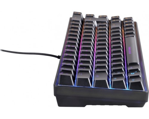 Deltaco DK240 mini 60% gaming keyboard semi-transparent