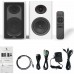 Głośniki do komputera bluetooth Laudberg XS1W 2.0 Białe 80W pilot HDMI ARC USB DAC