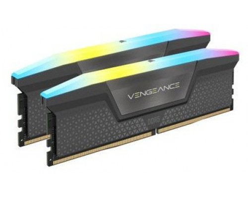 Corsair Vengeance RGB, DDR5, 64 GB, 7000MHz, CL34 (CMH64GX5M2B7000C40)