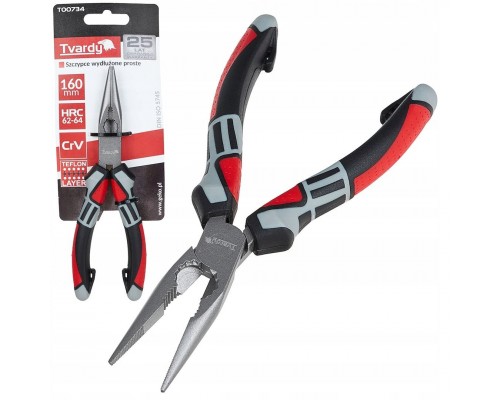Szczypce wydłużone proste 160mm CrV (6/60)
