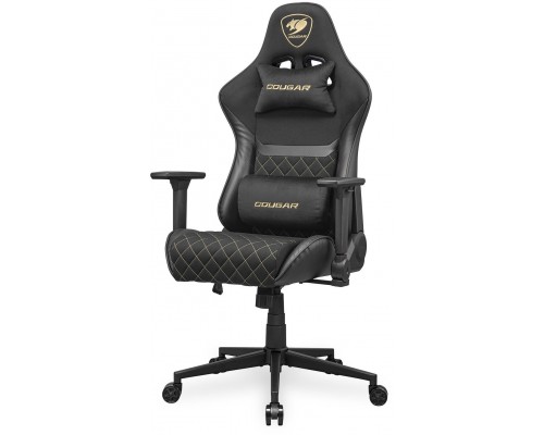 Gaming- Armor One V2 Gold F, PVC/Stoff, Black