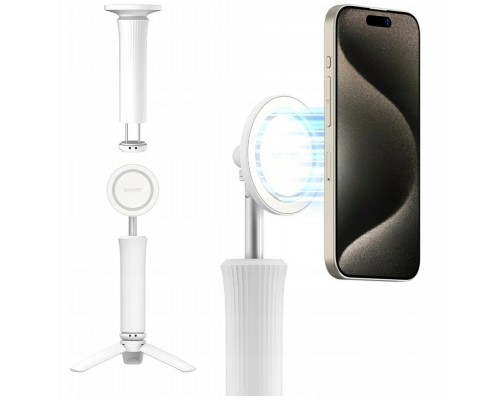 Pašportreta nūja Araree Magfie Pod Lite Statīvs MagSafe balta