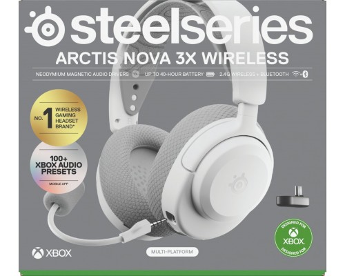 SteelSeries Arctis Nova 3X White (61690)