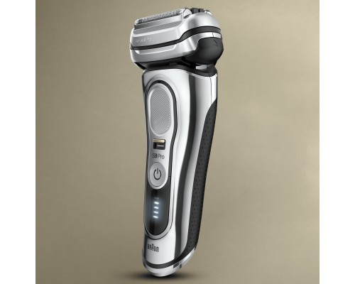Braun Series 9 Pro 81747620 maszynka do shaving foliowa Przycinarka Chrom