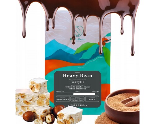 BeMyBean - kawa ziarnista Heavy Bean Brazylia Pulped Natural Espresso 1 kg