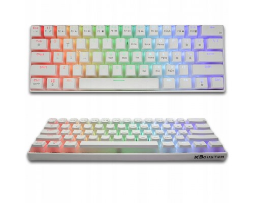 KBcustom KB61  Hot Swap RGB Dla Graczy Red/Z Switch