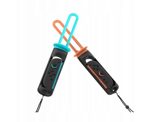 YAXO Handles for Joy-Con SWORD SET for NS/NS2 Inferno Orange&Hydro Blue