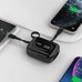 Dudao K32 10000 mAh With built-in cable USB-C/Lightning - Black