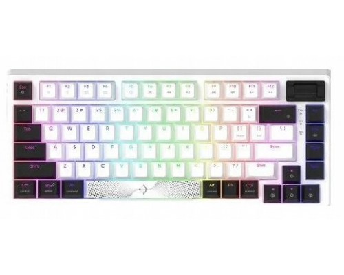 AQIRYS mechaniczna 75%/81 klawiszy przewodowa ADARA MINI white/black