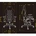 Hator Darkside 3 M Fabric Black
