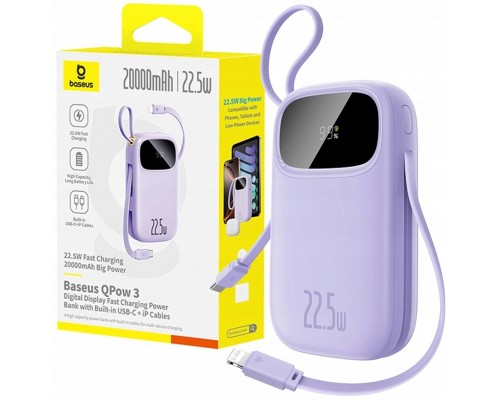 Baseus EnerFill FC21 Qpow 3 20000mAh Purple
