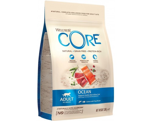Happy Cat Core Ocean Salmon karma sucha dla adults kotów, łosoś i tuńczyk, 300g