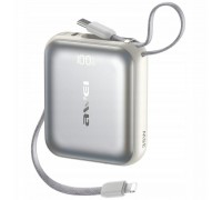 Awei AS-181 10000mAh 35W USB-C + kable Lightning / USB-C srebrny