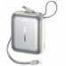 Awei AS-181 10000mAh 35W USB-C + kable Lightning / USB-C srebrny