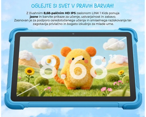 Blackview Planšetė LINK 1 KIDS 8-inch 4/64GB/LINK1KIDS 4/64 Blue BLACKVIEW