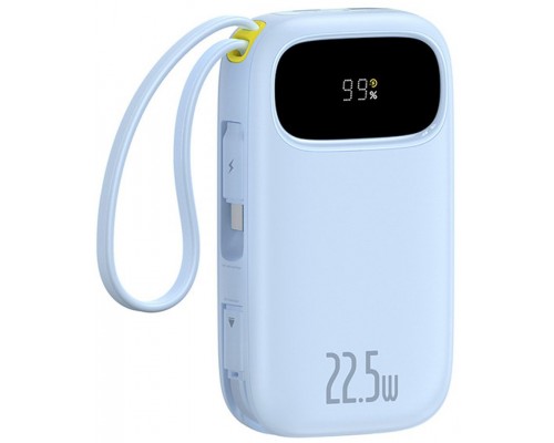 Baseus 20000mAh  wyświetlaczem wbudowanymi kablami EnerFill FC31 22.5W - Blue 20000mAh  wyświetlaczem wbudowanymi kablami EnerFill FC31 22.5W - Blue