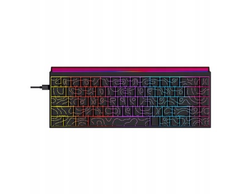 Ajazz mechaniczna przewodowa Ajazz NK68 Red Switch Black USB-C