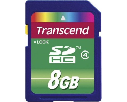 SD  Transcend SDHC 8 GB Class 4  (TS8GSDHC4)
