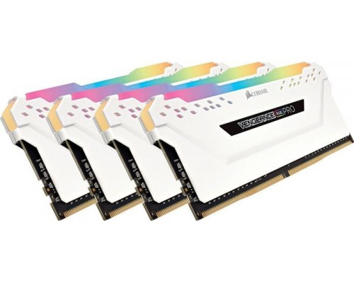 Corsair Vengeance RGB PRO, DDR4, 32 GB, 3200MHz, CL16 (CMW32GX4M4C3200C16W)