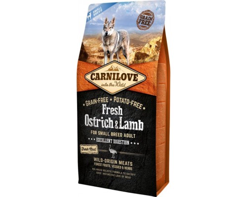 Carnilove Dog Fresh Ostrich & Lamb Adult Small - ostrich and lamb 6kg