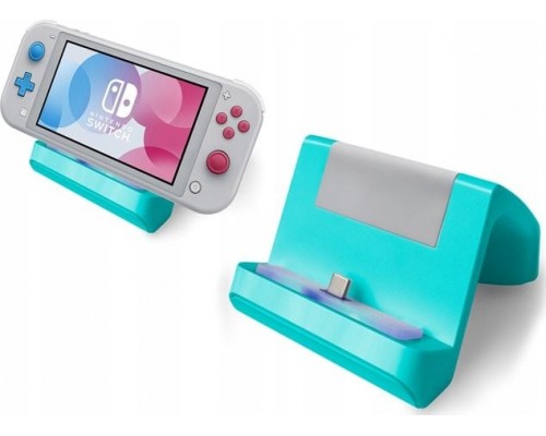 MARIGames station charging 2w1 for Nintenfor Switch Lite turkusowa (SB5214)