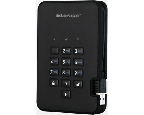HDD iStorage diskAshur2 500GB Black (IS-DA2-256-500-B)