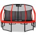 Garden Trampoline Jumpi Maxy Comfort Plus With inner mesh 14.5 FT 435 cm Red