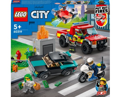LEGO City Akcja strażacka i policyjny pościg (60319)