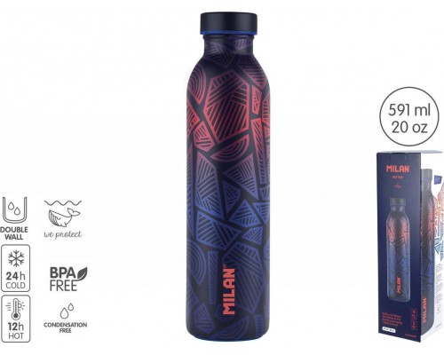Milan BOTTLE  MILAN FIT NIEBIESKA 591ML