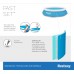 Bestway Bestway Fast Set above ground pool set, 305cm x 66cm, swimming pool (blue/white, with filter pump)