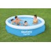 Bestway Bestway Fast Set above ground pool set, 305cm x 66cm, swimming pool (blue/white, with filter pump)