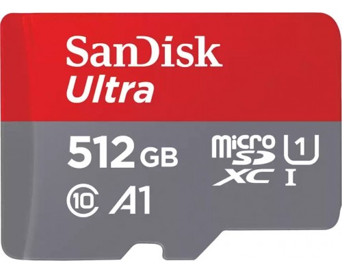 SD  SanDisk Ultra MicroSDXC 512 GB Class 10 UHS-I/U1 A1 (SDSQUAC-512G-GN6MA)