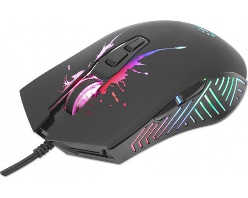 Manhattan Manhattan Gamingowa Optyczna USB 7200dpi z Podświetlaniem LED RGB