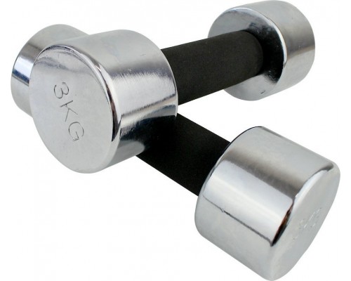 Master Dumbbells chrome plated MASTER 3 kg x2