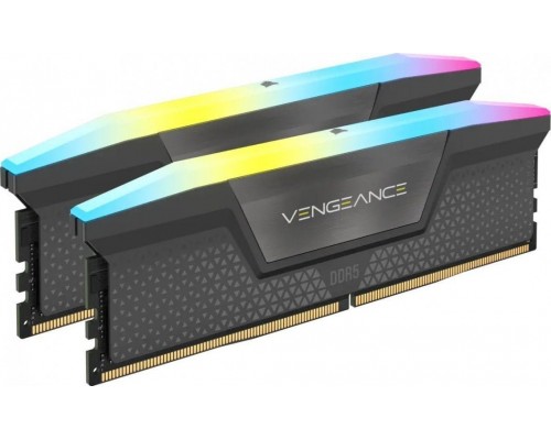 Corsair Vengeance RGB, DDR5, 64 GB, 6000MHz, CL40 (CMH64GX5M2B6000Z40)