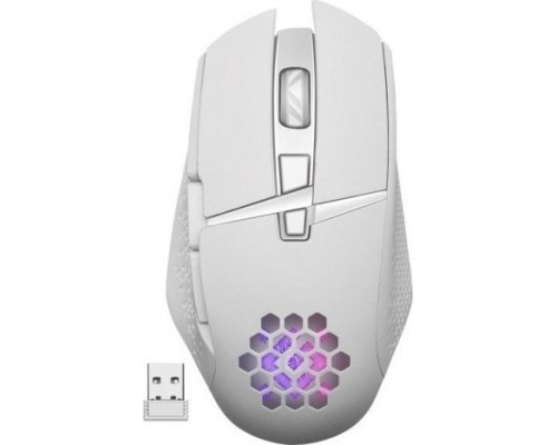 Defender bezprzewodowa Defender GLORY GM-514 optyczna 3200dpi biała RGB AKUMULATOR 7 przycisków Gaming