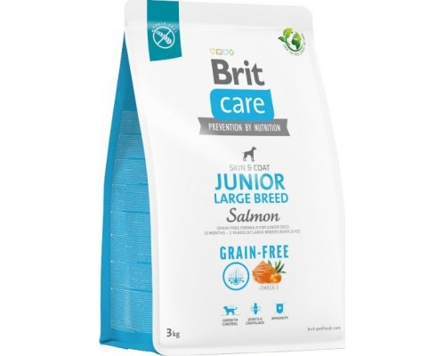 Brit BRIT CARE Dog Grain-free Junior Large Breed Salmon 3kg