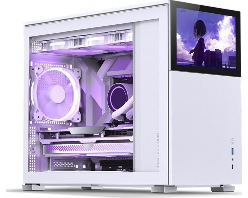 Jonsbo Jonsbo D31 Screen Micro-ATX Case, Tempered Glass - white