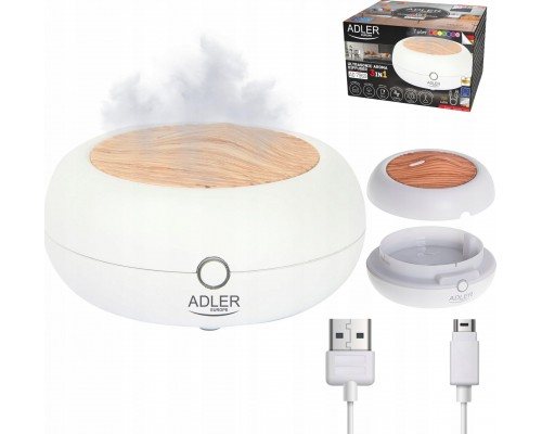 Jura Adler | AD 7969 | USB Ultrasonic aroma diffuser 3in1 | Ultrasonic | Suitable for rooms up to 25 m² | White