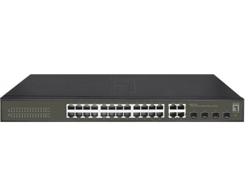 Switch LevelOne LevelOne GES-2128    L2 Gigabit Ethernet (10/100/1000) Black