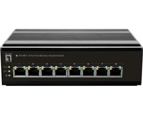 Switch LevelOne LevelOne IFS-0801     Fast Ethernet (10/100) Black