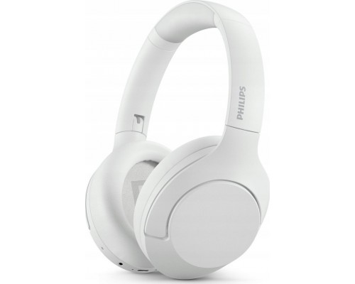 Philips Philips Belaidės ausinės TAH8506WT/00, Noise Cancelling Pro, Up to 60 hours of play time, Touch control, Bluetooth multipoint, Baltas