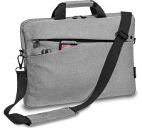 Pedea PEDEA Notebooktasche "Fashion" bis 15,6" (39,6cm) grau/schwarz
