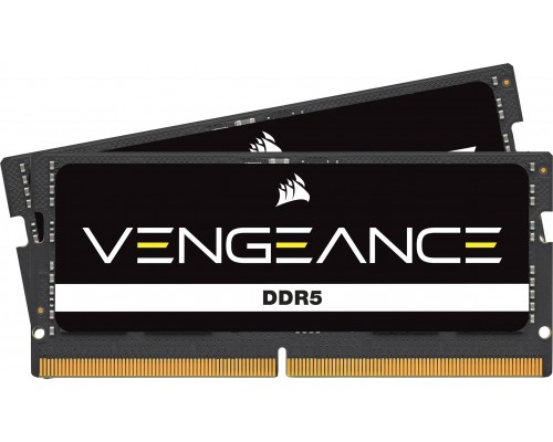Corsair Vengeance, SODIMM, DDR5, 64 GB, 5200 MHz, CL44 (CMSX64GX5M2A5200C44)