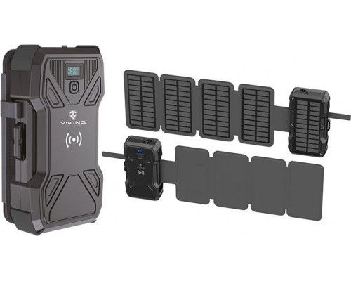 Viking solarna  zewnętrzna TYR III 30000 mAh,  bezprzewodowe