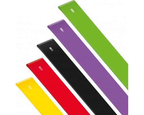 Rebel Lateksa vingrošanas gumijasijas komplekts 2m - Long Band LTs-1, 1-5 kg, 5 gumijasijas, REBEL ACTIVE