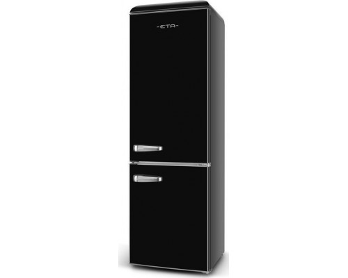 Eta ETA | Šaldytuvas | ETA253290020E Storio retro | Energy efficiency class E | Free standing | Combi | Height 192 cm | Šaldytuvas net capacity 216 L | Šaldiklis net capacity 84 L | 41 dB | Juodas