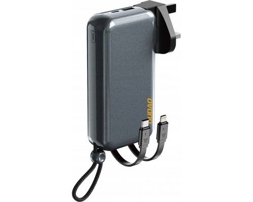 Dudao    Dudao K25 2in1 10000mAh  3 Plugmi - szara